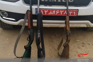 کشف ۳ قبضه اسلحه شکاری در الیگودرز قبل از اقدام به شکار