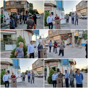 برگزاری ترییون آزاد در محله الله آباد کرمان