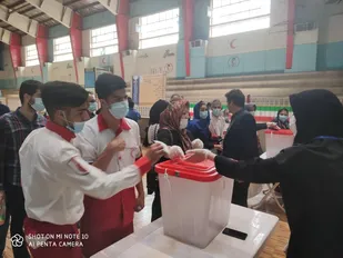 برگزاری انتخابات مجامع جمعیت هلال احمر استان قزوین
