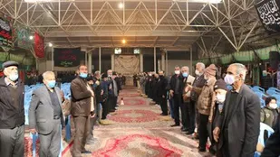 همزمان باشهادت بانوحضرت زهرا(س) هیئت های مذهبی شهر اصفهان در ناحیه امام رضا(ع) به سوگواری پرداختند.