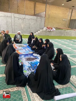 حضور حلقات صالحین پایگاه های مقاومت تنگستان درمصلی جمعه شهر اهرم