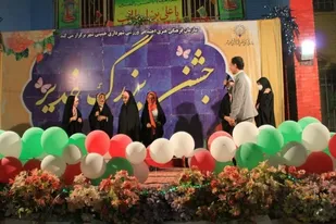 برگزاری جشن غدیر  توسط  رزمندگان گردان ۱۲۴ امام حسین علیه السلام و پایگاه بسیج محله وازیچه
