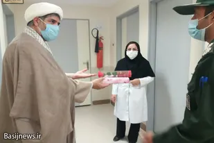 تجلیل از کادر درمان شهر فیروزان