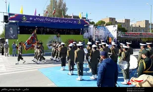 رژه نیروهای مسلح در همدان برگزار شد