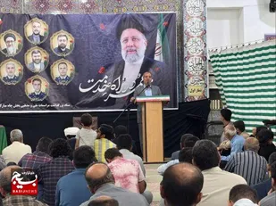 بزرگداشت شهدای خدمت در چاه مبارک