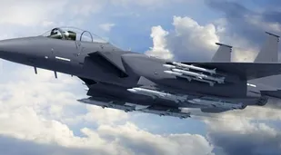 &laquo;اف ۱۵&raquo; آمریکا در دریای شمال سقوط کرد