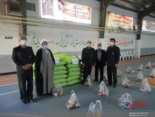 برگزاری رزمایش نهضت کمک مومنانه سپاه هرسین