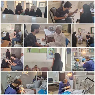 ارائه خدمات جهادی پزشکی و دندانپزشکی رایگان در مرکز جامع سلامت کهیر