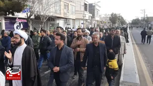 تشییع پیکر مطهر شهید تازه تفحص شده شهرستان مه ولات