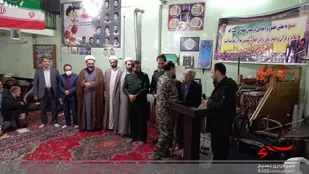 برگزاری نشست تکریم و معارفه فرمانده پایگاه بسیج کربلا بسطام+ تصاویر