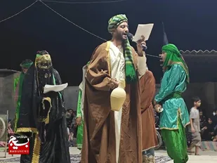 فرماندار هویزه: هنر متعهد نقش موثری در انتقال پیام عاشورا دارد