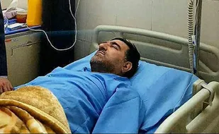 امیرآبادی در بیمارستان بستری شد