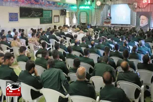 مراسم بزرگداشت سالگرد ارتحال امام خمینی (ره) در تیپ انصارالحسین(ع) همدان