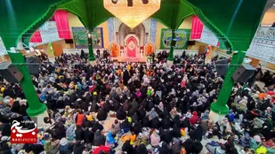 جشن دختران آفتاب در حسینیه اعظم زنجان برگزار شد+تصاویر