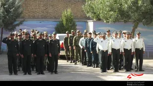 صبحگاه نیروهای مسلح در سامان