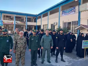صبحگاه مشترک نیروی های نظامی و انتظامی در سپاه شهرستان رامسر برگزار شد