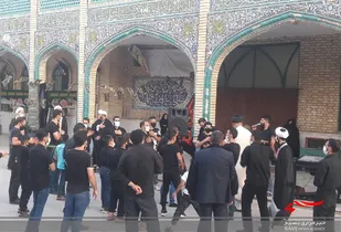 عزاداری مردم میانه در سوگ اباعبدالله الحسین(ع)