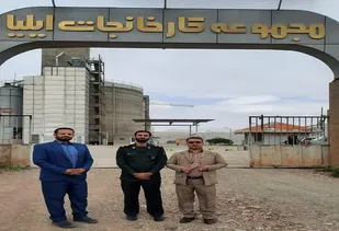 بازدید مسئول بسیج مهندسین صنعت و دبیر ستاد اقتصاد مقاومتی استان کرمانشاه از کارخانه ایلیا