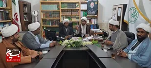 برگزاری جلسه هیات اندیشه ورز طلاب و روحانیون در شهرستان نیکشهر