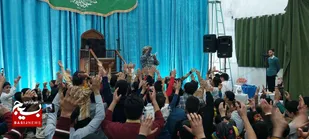 شور و شوق وصف نشدنی در جشن&zwnj;های ماه رجب در مسجد امام جواد (ع): ارادت مردم به اهل بیت (ع)