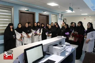 مسئول بسیج جامعه زنان آذربایجان غربی با کادر درمان در ارومیه دیدار کرد