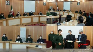 دیدار فرماندهان سپاه فتح استان با استاندار به مناسبت هفته دولت/ دکتر کلانتری:در فضای کاری استان، سپاه تمام قد پای کار آمدند
