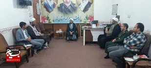 دیدار صمیمانه با امام جمعه شهرستان انار به مناسبت هفته معلم و هفته عقیدتی-سیاسی