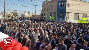 شکوه حضور غیرتمند مردم بهبهان در راهپیمایی ۲۲ بهمن