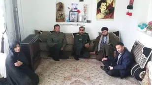 دیدار با خانواده معظم شهید داود کریمی در لردگان