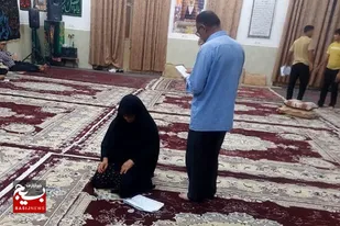 برگزاری تمرین تعزیه خوانی به همت پایگاه مقاومت بسیج سمیه