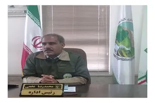 شعار منابع طبیعی برای این هفته ایرانی سرسبز،ایران قوی است