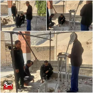 همزمان با هفته دولت قبور مطهر شهدا عطر افشانی شد