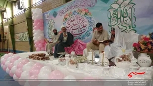 برگزاری مراسم جشن عقد ۱۵ زوج جوان در نظرآباد+تصاویر