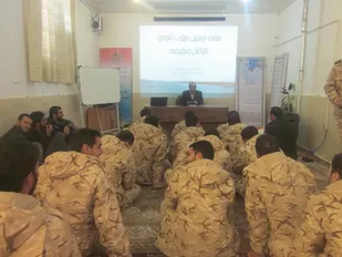 برگزاری کارگاه مهارت آموزی کارکنان وظیفه در سپاه ناحیه سامان
