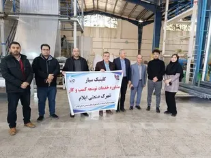 ۷ واحد تولیدی ایلام در قالب کلینیک سیار کسب&zwnj;وکار ویزیت شدند