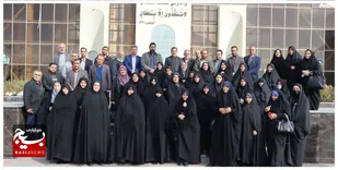 بازدید فرهنگیان بسیجی آموزش و پرورش ناحیه ۴ کرج از پارک ملی هوافضای سپاه پاسداران