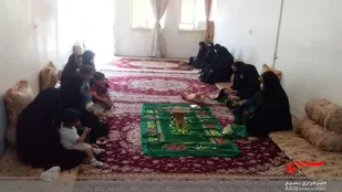 ختم ۱۴ هزار صلوات در روستای تنگ کلوره