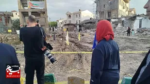حضور سخنگوی وزارت خارجه و خبرنگاران خارجی در معراج شهدای آستانه اشرفیه