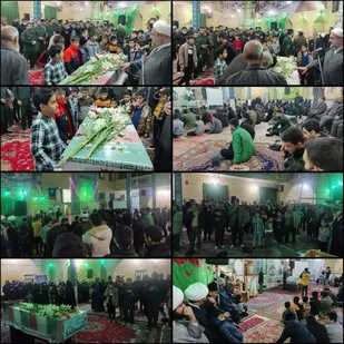 برگزاری بزرگداشت ۹دی و یادواره شهیدسلیمانی و شهدای محله رسالت پیشوا
