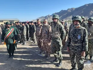 تعامل،همکاری وحضور رزمندگان وبسیجیان گردان ۱۱۲ امام حسین علیه السلام در رزمایش گردان های بیت المقدس ناحیه مقاومت  شهرضا