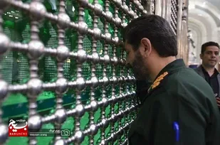 تجدید میثاق فرمانده و پرسنل قرارگاه شهید فهمیده با آرمان های حضرت امام خمینی(ره)