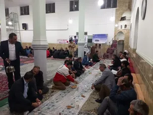 پویش "هلال رحمت" با مراسم افطاری در ماهنشان اجرا شد