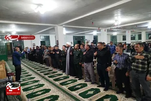 برگزاری یادبود رهبر شهید در مسجد جامع پالیز اسدآباد
