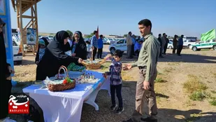 اردوی راهیان نور  ۷۰ نفر از خواهران بسیجی شوشتر به منطقه عملیاتی بیت المقدس