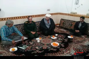 دیدار فرمانده حوزه شهید &laquo;بروجردی&raquo; برزول با پیشکسوتان بسیجی