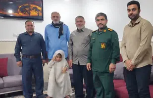 دیدار و تجلیل از رزمنده پیشکسوت شهرستان هندیجان