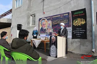 برگزاری یادواره افتخارکوچه آبروی محله در سامان