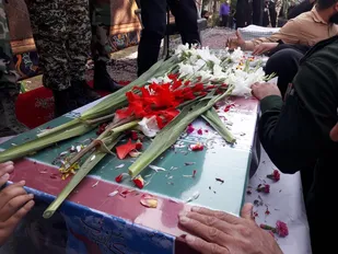 آبیکی ها، میزبان شهید مدافع حرم بودند