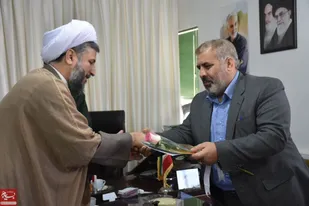 دیدار رئیس و معاونین آموزش و پرورش شهرستان گرگان با کارکنان نمایندگی ولی فقیه سپاه شهرستان