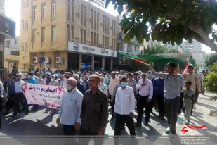راهپیمایی بوشهری&zwnj;ها در محکومیت اقدامات هنجارشکنان و اغتشاشگران